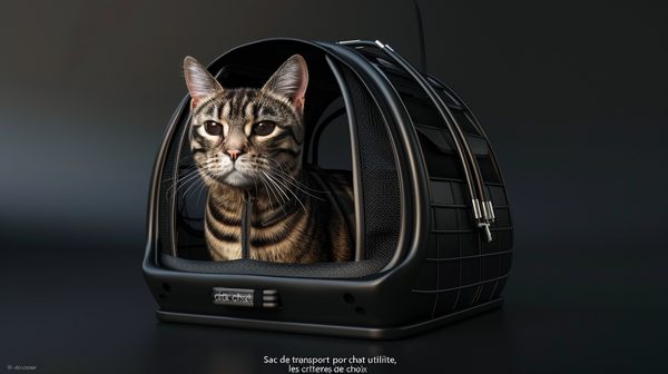 Sac de transport pour chat : son utilité, les types disponibles et les critères de choix